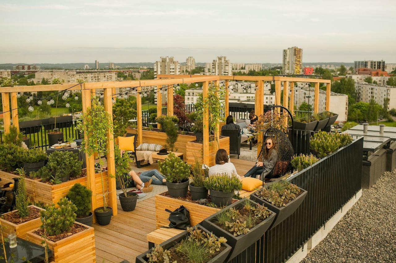 Apartments Vilnius 1 Near Center With A Roof Terrace And Parking Exteriör bild