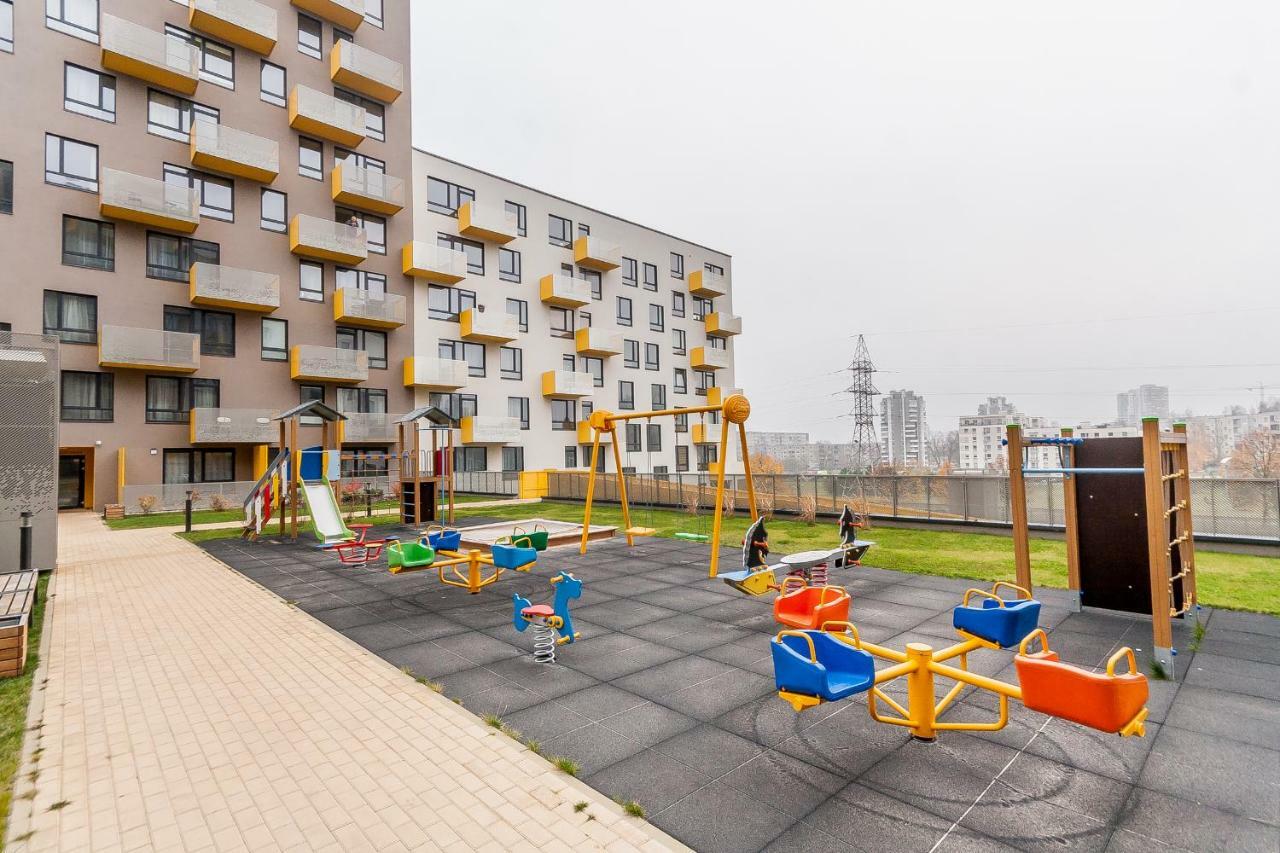 Apartments Vilnius 1 Near Center With A Roof Terrace And Parking Exteriör bild